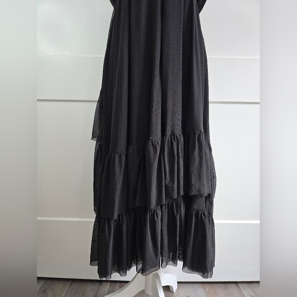 Torrid Elegant Black One-Shoulder Ruffle Dress - Picture 11 of 14